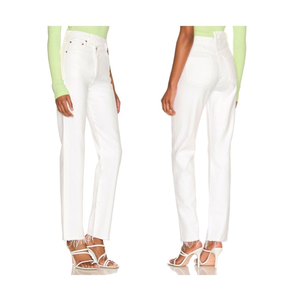 Agolde Criss Cross Straight Jeans